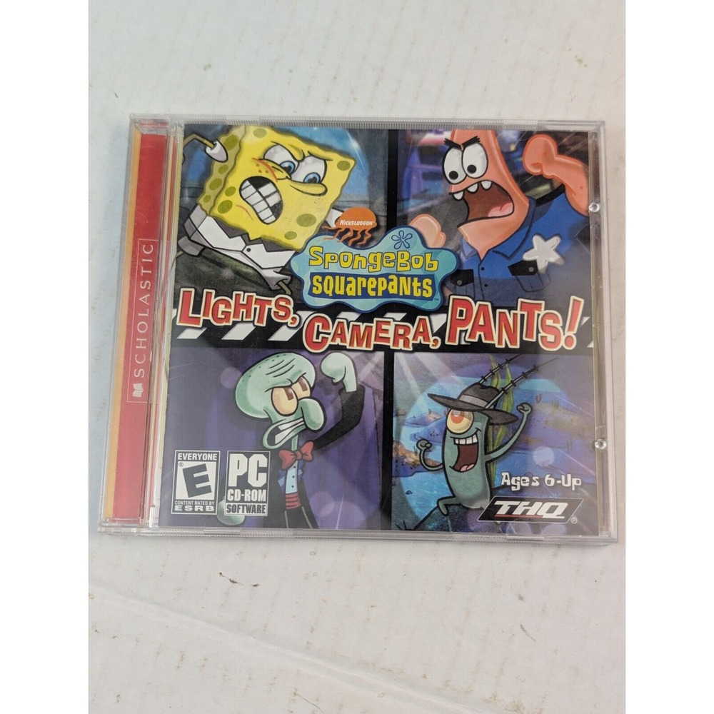 SpongeBob SquarePants Lights, Camera, Pants! THQ PC Game